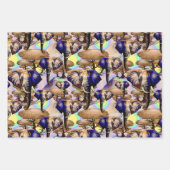 アフリカゾウ超現実ポートレート ラッピングペーパーシート (正面3)