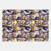 アフリカゾウ超現実ポートレート ラッピングペーパーシート (正面)