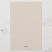 アフリカゾウ超現実ポートレート 便箋 (裏面)