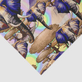 アフリカゾウ超現実ポートレート 薄葉紙 (詳細)