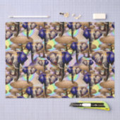 アフリカゾウ超現実ポートレート 薄葉紙 (クラフト)