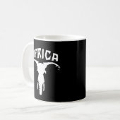 アフリカゾウ顔 |アフリカ コーヒーマグカップ (正面左)