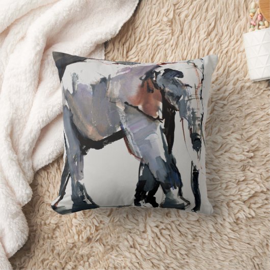 アフリカゾウ2012年 クッション (ブランケット)