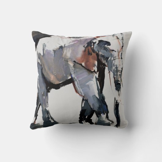 アフリカゾウ2012年 クッション (裏面)