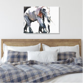 アフリカゾウ2012 キャンバスプリント (インサイチュ (寝室))