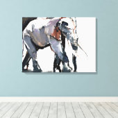 アフリカゾウ2012 キャンバスプリント (インサイチュ (ウッドフロア))