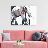 アフリカゾウ2012 キャンバスプリント (インサイチュ (リビング))