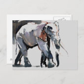 アフリカゾウ2012 ポストカード (正面/裏面)