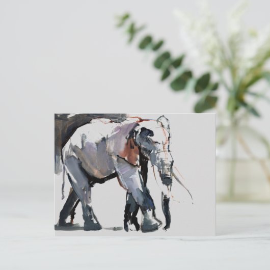 アフリカゾウ2012 ポストカード (スタンド正面)