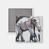 アフリカゾウ2012 マグネット (正面/裏面)