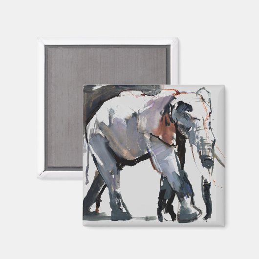 アフリカゾウ2012 マグネット (正面/裏面)