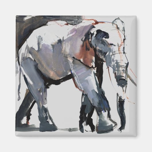 アフリカゾウ2012 マグネット (正面)