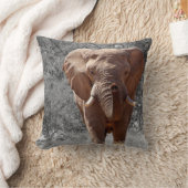 アフリカゾウ クッション (ブランケット)