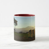 アフリカゾウ&サバンナ マグカップ (中央)