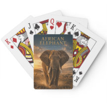 アフリカゾウ サバンナ 動物 ポーカー
