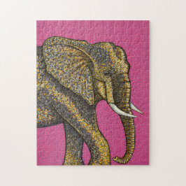 アフリカゾウ ジグソーパズル