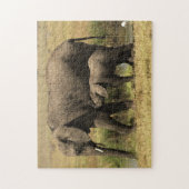 アフリカゾウ ジグソーパズル (縦)