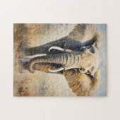 アフリカゾウ ジグソーパズル (横)