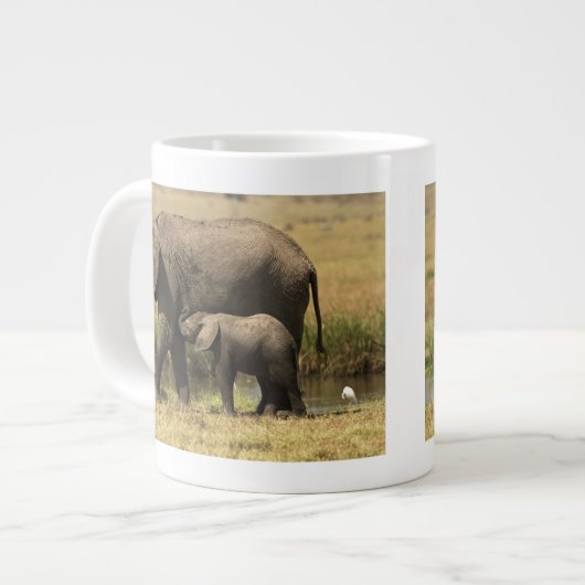 アフリカゾウ ジャンボコーヒーマグカップ (正面左)