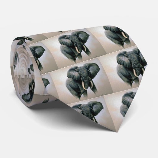 アフリカゾウ ネクタイ (ロール)