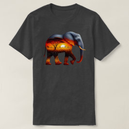 アフリカゾウ パーカー Tシャツ