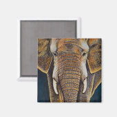 アフリカゾウ マグネット (正面/裏面)