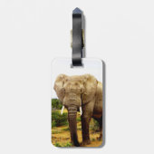 アフリカゾウ ラゲッジタグ (裏面縦)