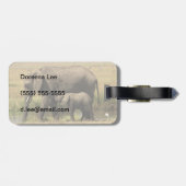 アフリカゾウ ラゲッジタグ (裏面横)