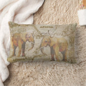 アフリカゾウ ランバークッション (ブランケット)