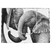 アフリカゾウ ラージペーパーバッグ (裏面)