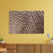 アフリカゾウ（ロキソドンタアフリカナ）の皮膚 キャンバスプリント (インサイチュ (リビング))