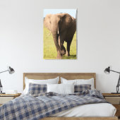 アフリカゾウ（ロキソドンタアフリカナ）、マサイ キャンバスプリント (インサイチュ (寝室))