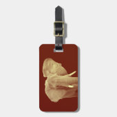 アフリカゾウ – 住所タグ ラゲッジタグ (正面縦)