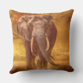 アフリカゾウ「貴族」 クッション (裏面)