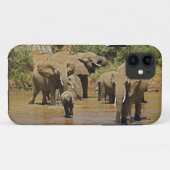 アフリカゾウ, Loxodonta Africana, サンブル Case-Mate iPhoneケース (裏面(横))