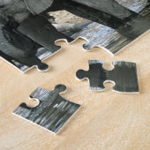 アフリカゾウ(Loxodonta africana)、飲む ジグソーパズル (側面)