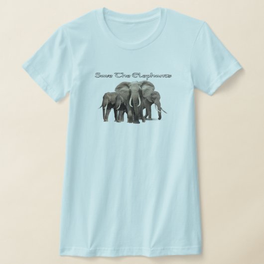 アフリカゾウTシャツ Tシャツ (レイダウン)