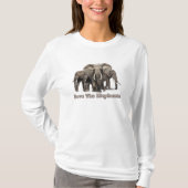 アフリカゾウTシャツ Tシャツ (正面)