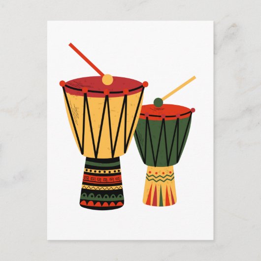 アフリカタム・タム ポストカード (正面)