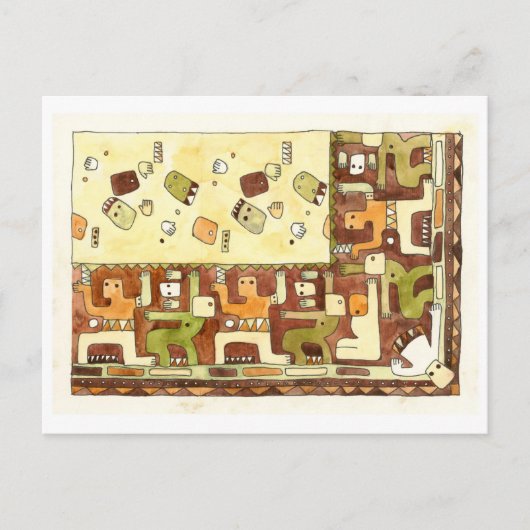 アフリカダンス ポストカード (正面)