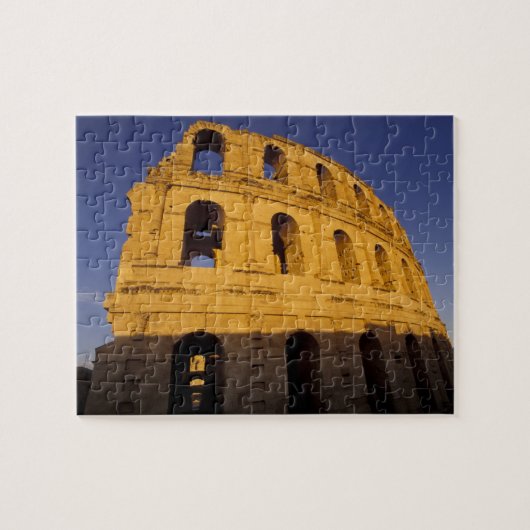 アフリカチュニジアエルジェムローマ3の遺跡 ジグソーパズル (横)