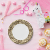 アフリカチーターの皮膚模様3 ペーパープレート (パーティー)