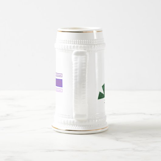 アフリカツメガエルかmyo1d ビールジョッキ (ハンドル)