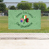 アフリカディアスポラアイリッシュアメリカンシャムロックパーソナル 横断幕 (インサイチュ)