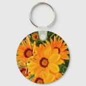アフリカデイジーキーチェーン キーホルダー (正面)