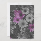 アフリカデイジーフローラパーティー 招待状 (裏面)