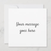 アフリカデイジーモノクロフローラ カード (裏面)