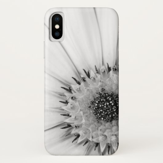 アフリカデイジーモノクロフローラ Case-Mate iPhoneケース (裏面)