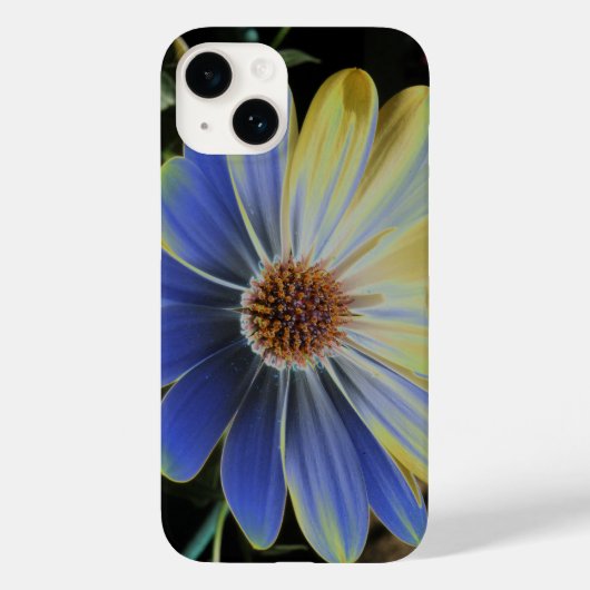 アフリカデイジーラピスと金ゴールド Case-Mate iPhoneケース (裏面)