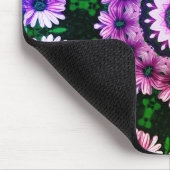 アフリカデイジー抽象芸術フラワーアート マウスパッド (コーナー)